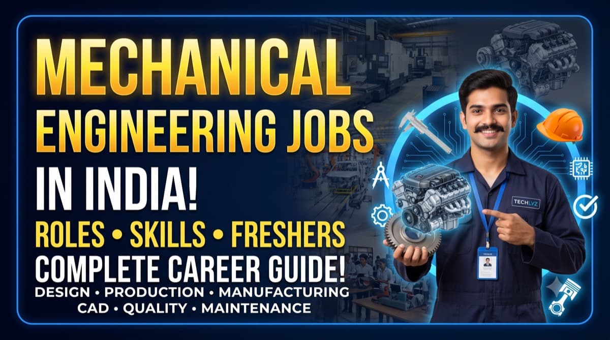 Mechanical Engineering Jobs in India: Roles, Skills, Freshers & Career Guide